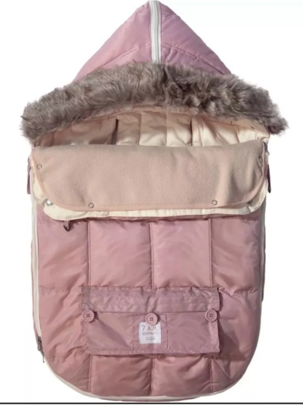Pink Cozy blanket for Strollers - Insulated Kids Accessory